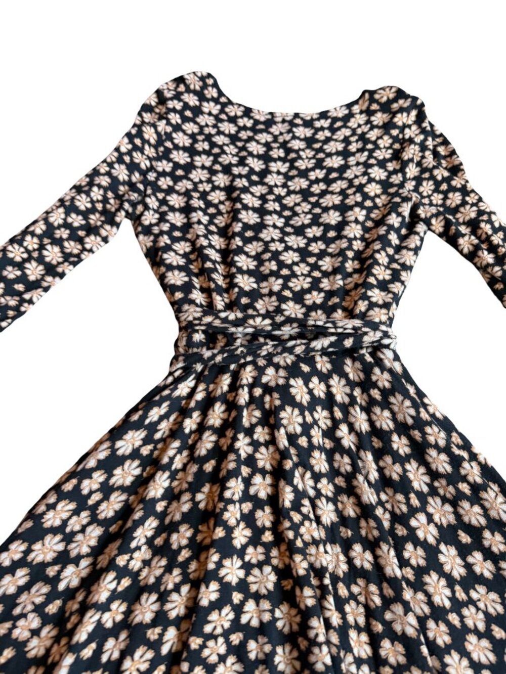 Free People Pradera Mini Dress Faux Wrap Stretchy Floral Print Comfy Size XS - Picture 12 of 16